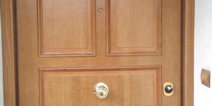 puerta roble ortuella exterior